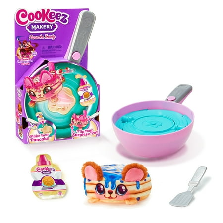 Cookeez Makery Pancake Treatz. Mix & Flip a Plush Best Friend! Scented, Interactive Plush, Ages 5+