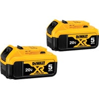 DEWALT 20V Max XR 20V Battery, 5.0-Ah, 2-Pack (DCB205-2)