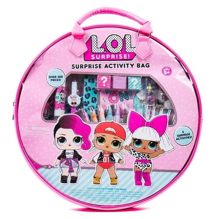 L.O.L. Surprise! Activity Bag by Horizon Group USA, Ultimate Scrapbooking Kit with Over 300Piece & Activity Bag Surprise Activity Bag