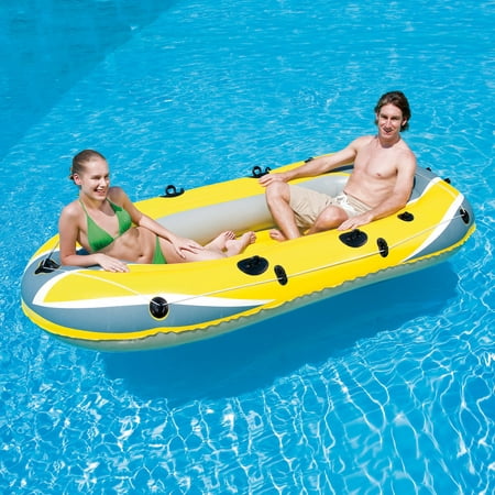 Ozark Trail Raft 4-Person Inflatable Boat with Grab Rope