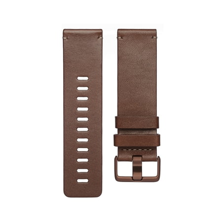 Fitbit Versa Fitness Tracker Band Small Leather - Cognac