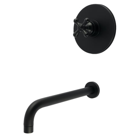Kingston Brass KB6330AXTO Restoration Single-Handle Pressure Balanced Tub Faucet in Matte Black