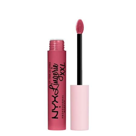 NYX Professional Makeup Lip Lingerie XXL Smooth Matte Liquid Lipstick, 16hr Longwear, Pushd Up, 0.13 fl. oz.