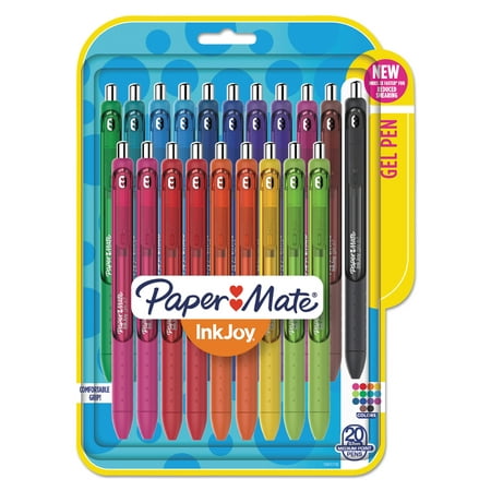 Paper Mate® InkJoy Gel Retractable Pen, 0.7mm, 20ct - Multicolor