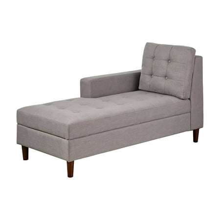 Simple Living  Sabrina Storage Chaise Grey