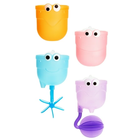 Munchkin® Falls™ Scoop and Pour Baby and Toddler Bath Toy Set, 4 Pieces, Unisex