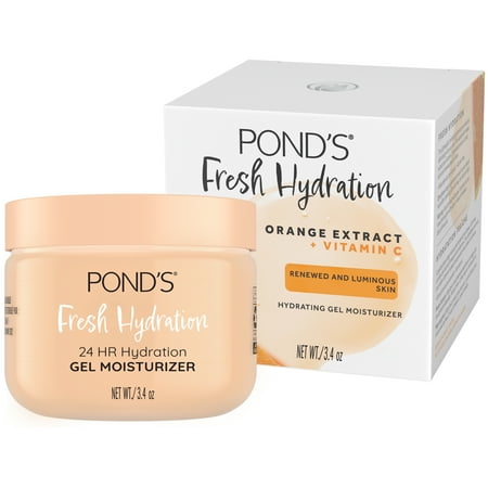 POND’S Orange Extract & Vitamin C Gel Face Moisturizer For All Skin Types, 3.4 oz