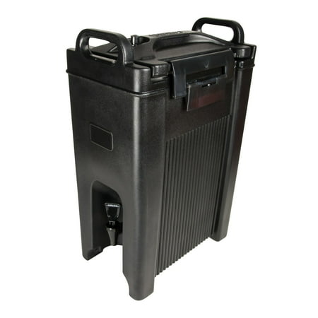 CFS Cateraide Plastic Insulated Beverage Server, 5 Gallons, Black