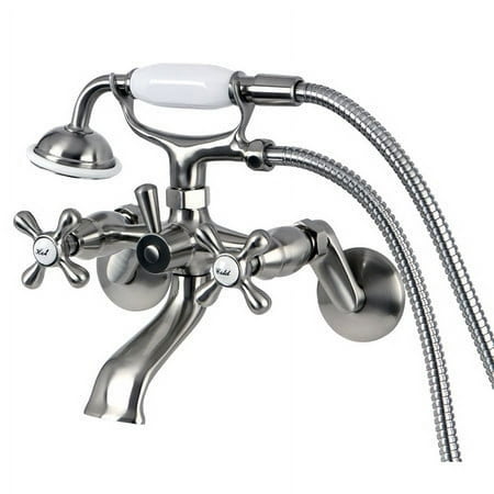 Kingston Brass KS266SN Adjustable Center Wall Mount Tub KS266SN