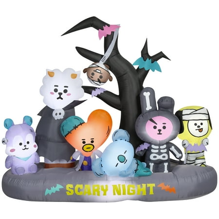 New Halloween Giant Bt21 Airblown Yard Inflatable Scene by Way to ...