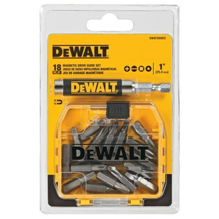 DeWALT DWAF2058CS 18 pcs. Compact Magnetic Drive Guide Set