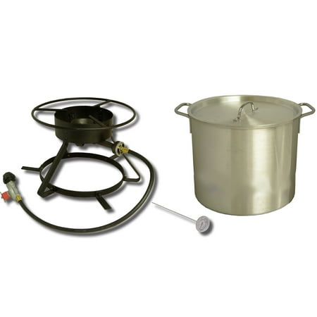 King Kooker Coastal Crab Package with 42 Qt. Aluminum Steamer Pot and 54000 BTU Steel Propane Outdoor Cooker.  Cooker can be used as Fryer.  New Condition.