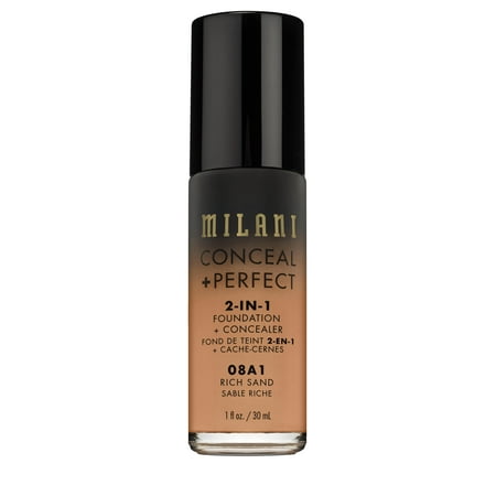 Milani Conceal + Perfect 2-In-1 Foundation + Concealer, Rich Sand