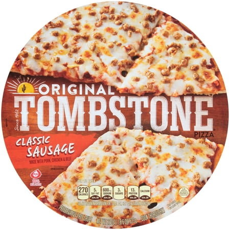 TOMBSTONE Original Classic Sausage Frozen Pizza 22 oz. Pack