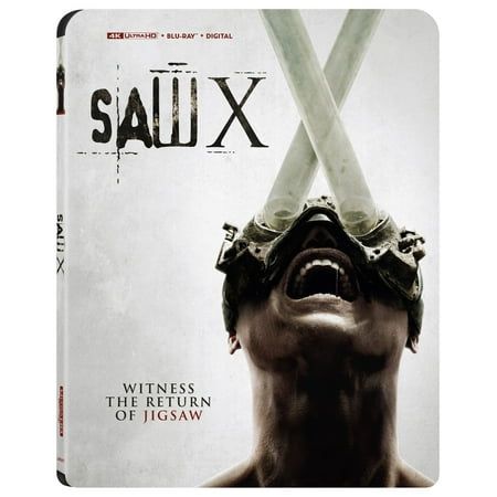 Saw X (4K + Blu-ray + Digital Copy), Starring Tobin Bell