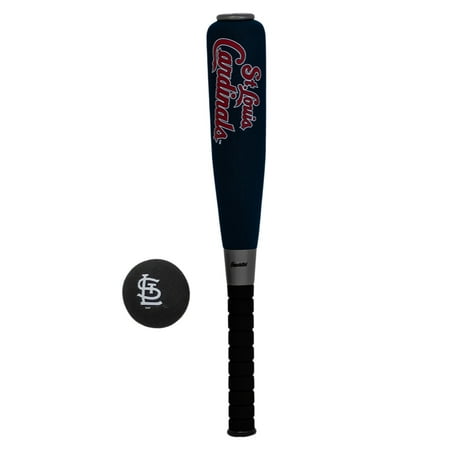 Franklin Sports St. Louis Cardinals Foam Bat & Ball Set - 21" Soft Jumbo Team Baseball Bat and Ball Team Logo - MLB Official Licensed Product