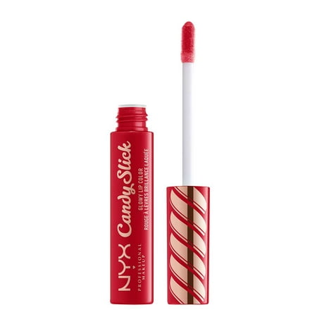 NYX Professional Makeup Candy Slick Glowy Lip Color Berry - 0.25 fl oz