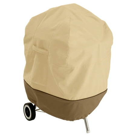 Classic Accessories Veranda&trade; Patio Kettle BBQ Grill Cover - Durable BBQ Cover with Heavy-Duty Weather Resistant Fabric, Large (55-966-041501-00)