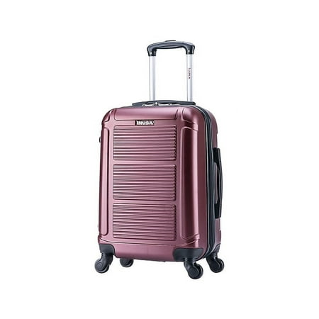 InUSA Pilot 4-Wheel Spinner Luggage, Wine (IUPIL00S-WIN)