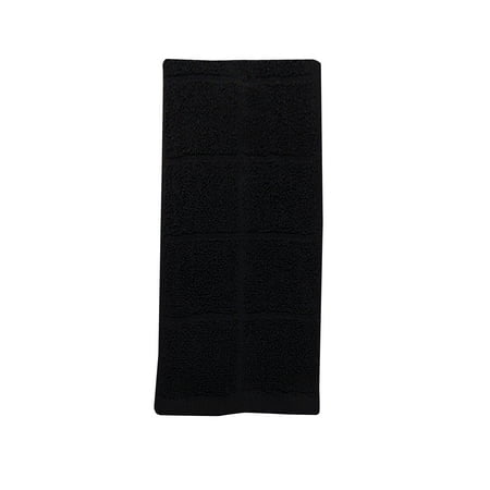 Mainstays Solid Washcloth, Rich Black 