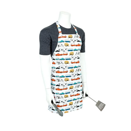 Camco Life Is Better at the Campsite Camper/RV Apron | Machine Washable, 100% Cotton, Multicolor (53257)