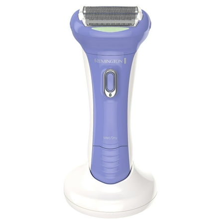 Remington Smooth & Silky Electric Shaver for Women, 4-Blade Smooth Glide Foil Shaver and Bikini Trimmer with Almond Oil Strip, Shave Wet or Dry