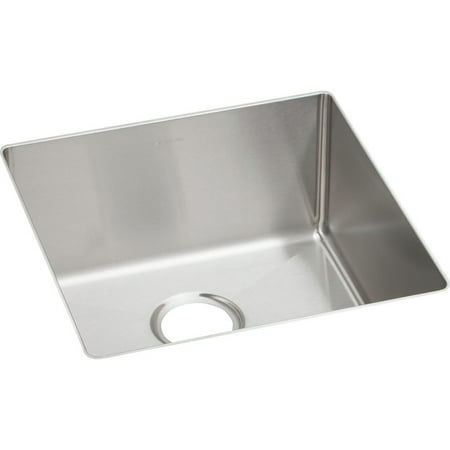 Elkay Crosstown Stainless Steel 18-1/2" x 18-1/2" x 9", Single Bowl Undermount Sink