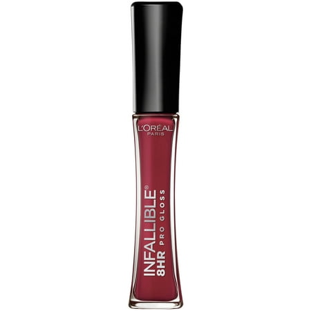 L'Oreal Paris Infallible 8 Hour Pro Hydrating Lip Gloss, Glistening Berry