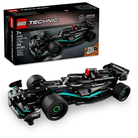 LEGO Technic Mercedes-AMG F1 W14 E Performance Pull-Back Car Toy, Detailed Mercedes Vehicle Building Set, Race Car Toy Model, Toy Car for Boys, Girls and Kids Ages 7 and Up, 42165