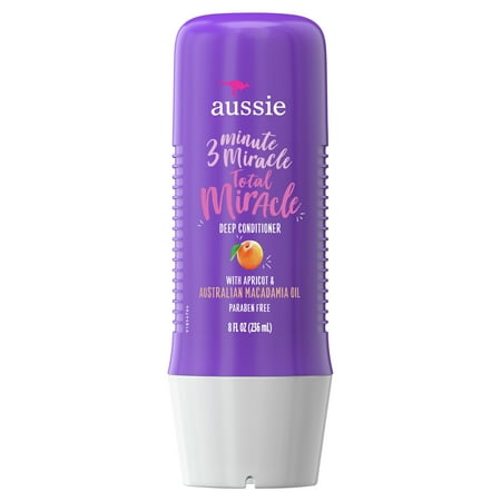 Aussie 3 Minute Total Miracle Deep Conditioner with Apricot, 8 fl oz