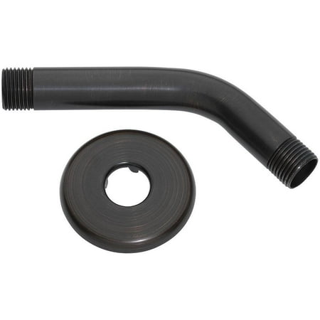 Glacier Bay Shower Arm and Flange Oil Rubbed Bronze 6"