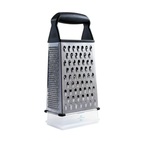 OXO SoftWorks 12" Stainless Steel Box Grater, Black