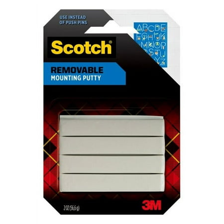 Scotch® Removable Mounting Putty, 2 oz