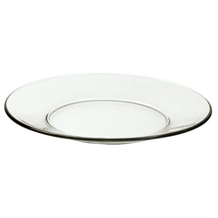 Mainstays 10" Clear Round Glassware Dinner Plate