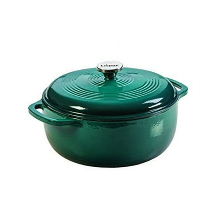 Lodge EC6D38 Enameled Cast Iron Dutch Oven, 6 quart, Lagoon