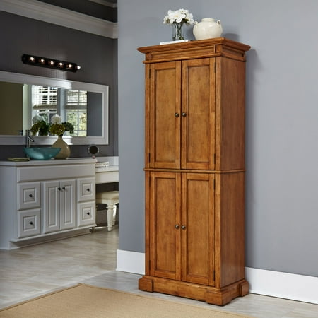 Homestyles Americana Wood Kitchen Pantry in Brown