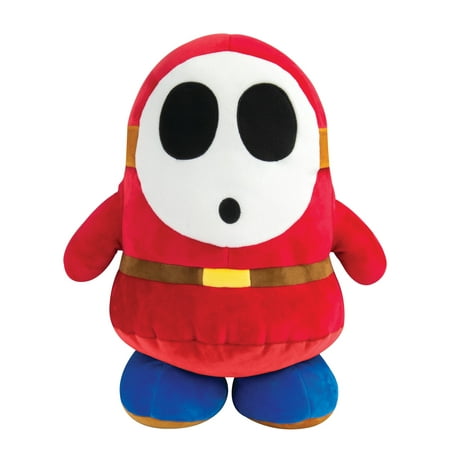 Club Mocchi- Mocchi- Super Mario Shy Guy Mega 15 inch Plush Stuffed Toy
