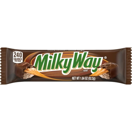 Milky Way Milk Chocolate Candy Bar, Full Size - 1.84 oz Bar