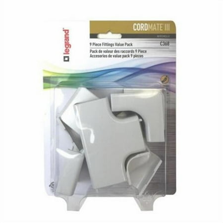 Wiremold C368 Plastic Fitting Pack, White - Quantity 1