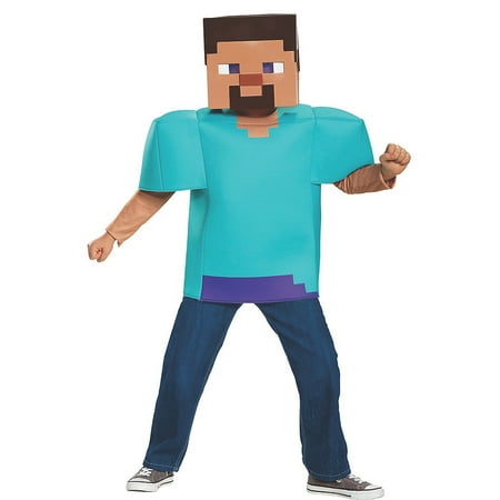 Kids' Minecraft Steve Halloween Costume Top 10-12