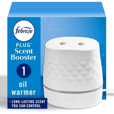 Febreze Plug Scent Booster, Air Freshener, Scented Oil Air Freshener Diffuser, Starter Kit Device