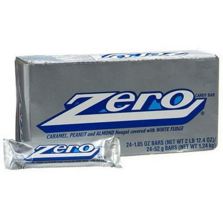 Zero Candy Bars, 1.85 Oz., 24 Count