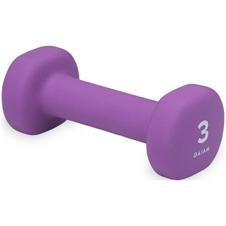 Gaiam Neoprene Exercise Hand Weight 3 Lb.