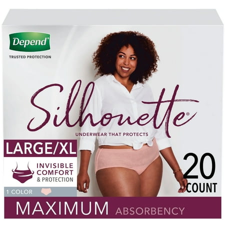 Incontinence & Postpartum Underwear for Women, Maximum Absorbency