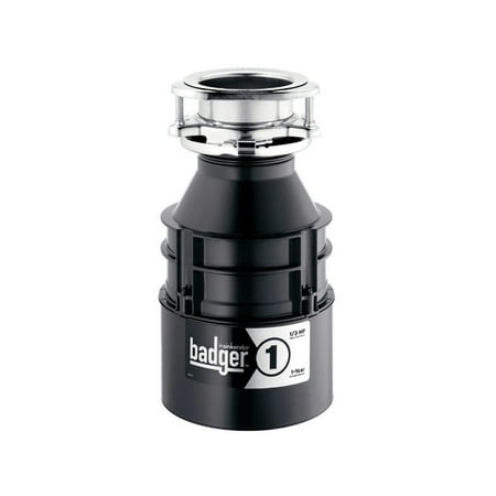 InSinkErator Badger 1 CORD 1/3 HP Continuous Feed Garbage Disposal with Power Cord