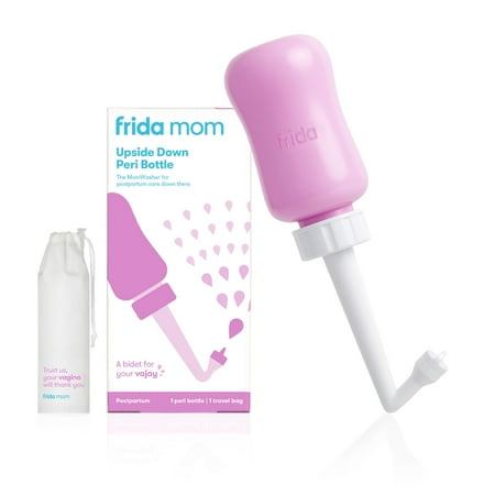 Frida Mom Upside Down Peri Bottle for Cleansing after Birth, + Travel Bag, 1 Ct