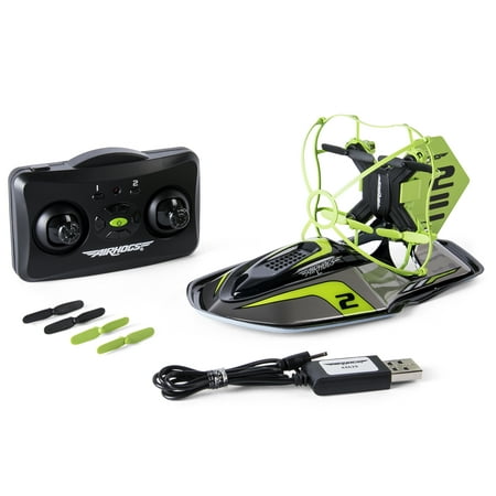 Air Hogs 2-in-1 Hyper Drift Drone for Kids, Capable of High Speed Racing and Flying - Green