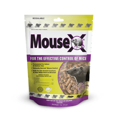MouseX Non-Toxic Bait Pellets For Mice 1 lb 1 pk