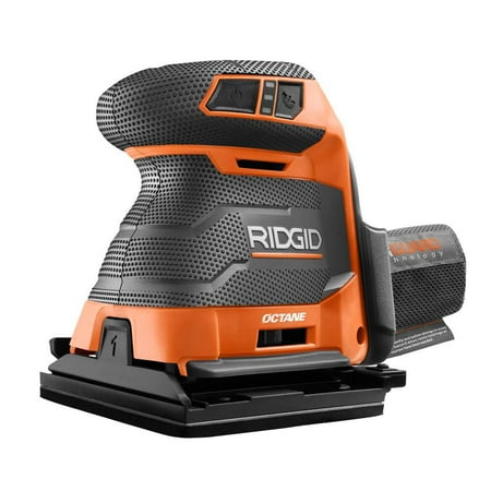 RIDGID 18-Volt OCTANE Brushless Cordless 3-Speed 1/4 Sheet Sander