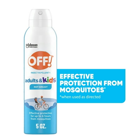 OFF! Insect Repellent Aerosol for Adults & Kids, Fragrance-Free Bug Spray for Everyday Protection from Mosquitoes, 5 oz